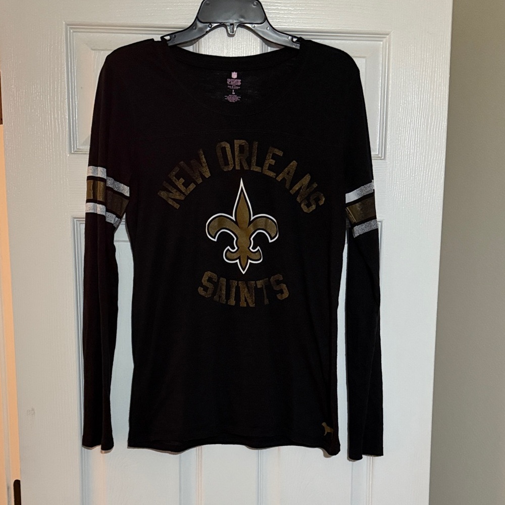 Victoria's Secret Pink NFL Black Shirt
